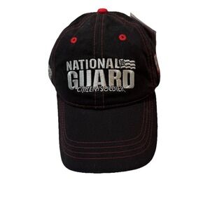 Dale Earnhardt Jr 88 Hendrick National Guard Citizen Soldier Black Cap  Hat
